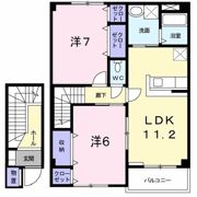 ウェアーハウス Bの間取り画像