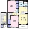 ウェアーハウス Bの間取り画像