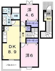 ワイフラットAの間取り画像