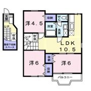 レジデンス21 Bの間取り画像