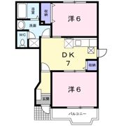 K'sル・クープルⅠの間取り画像
