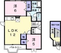K’sル・クープルⅠの間取り画像