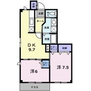 ラフィネ Aの間取り画像