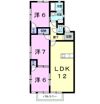 ロイヤルパレス村松ⅡAの間取り画像