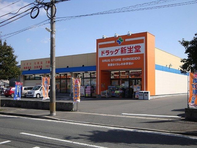 近くのドラッグ新生堂徳力南方店まで650m（徒歩9分）