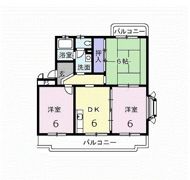 クレセントフジ Aの間取り画像