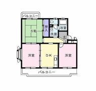 クレセントフジ Aの間取り画像