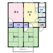 西ノ浜コーポ1号棟の間取り画像