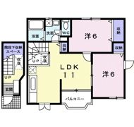 レインボーの間取り画像