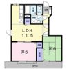 ラフィネ花水木の間取り画像