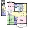 ラフィネ花水木の間取り画像