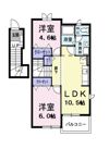 グランディールK・Ⅱの間取り画像