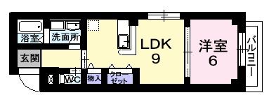 エスポワール古川の間取り画像