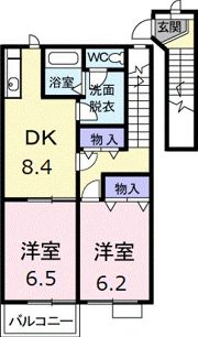 ウィステリアタウンDの間取り画像