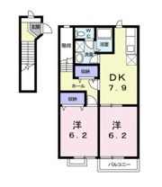 メゾンセレッソAの間取り画像