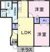 ニュークレールメゾンAの間取り画像