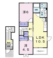 ウエストヒルズの間取り画像