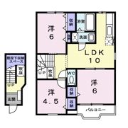 フォレストハイツAの間取り画像