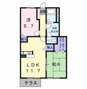 ロワポアールBの間取り画像