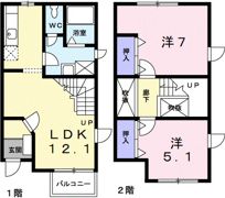 ウイステリアⅠの間取り画像