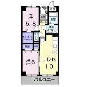 サン クレッテの間取り画像