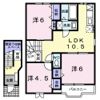 サンビレッジDの間取り画像