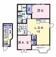 コーポシャルムⅡの間取り画像