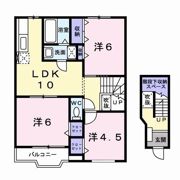 サン パレス クィーンの間取り画像