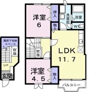 ノーブルノーヴァの間取り画像