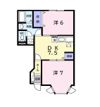 グレースコート2の間取り画像