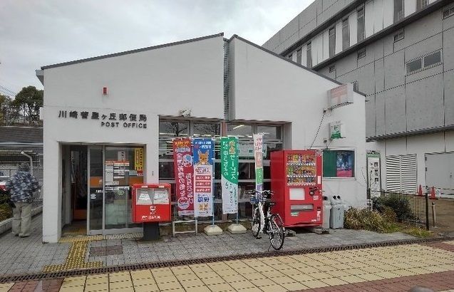 近くの川崎菅星ヶ丘郵便局まで800m（徒歩10分）