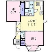 エバー グリーンの間取り画像