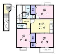ミレニアムAの間取り画像