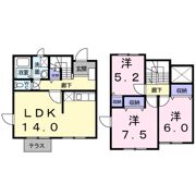 ソレアードT Bの間取り画像