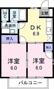 リバティハイムの間取り画像