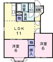 メイプルハウス Ⅰの間取り画像