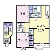 シャルマン・シャトレAの間取り画像