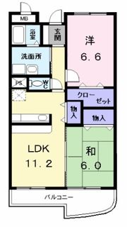 クレディア21の間取り画像