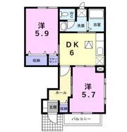 レイ ヒルズの間取り画像