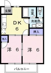 メゾンサンライズAの間取り画像