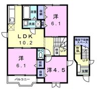 クレストメゾンⅤの間取り画像