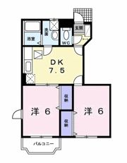 ウエストビレッジⅢの間取り画像