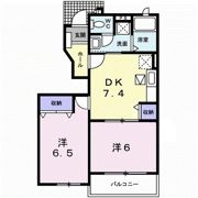 シャルマン城南Aの間取り画像