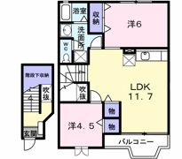 リヴィエール江戸の間取り画像