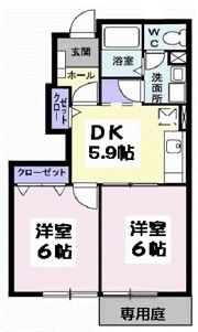 アンソレイエの間取り画像
