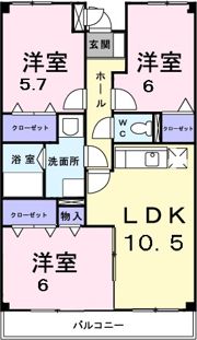SKY MANSIONの間取り画像