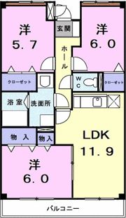 SKY MANSIONの間取り画像