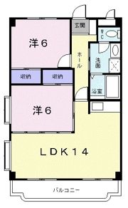 サンシャイン泡瀬Ⅱの間取り画像
