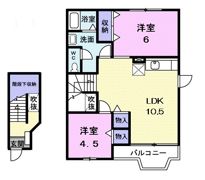 キングパレス Iの間取り画像