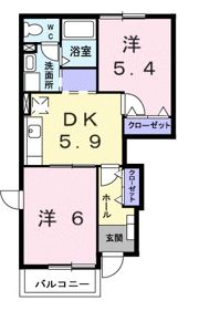 プリマヴェ－ラの間取り画像